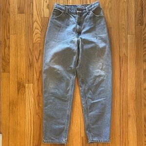 Levi’s 25 vintage 560’s RARE orange tab altered, great silhouette, great cond